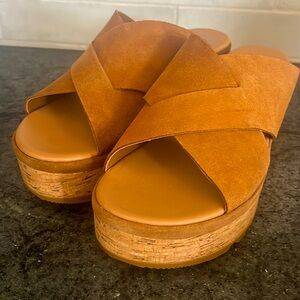 New Sorel Cameron Flatform Mule Sandals  8.5